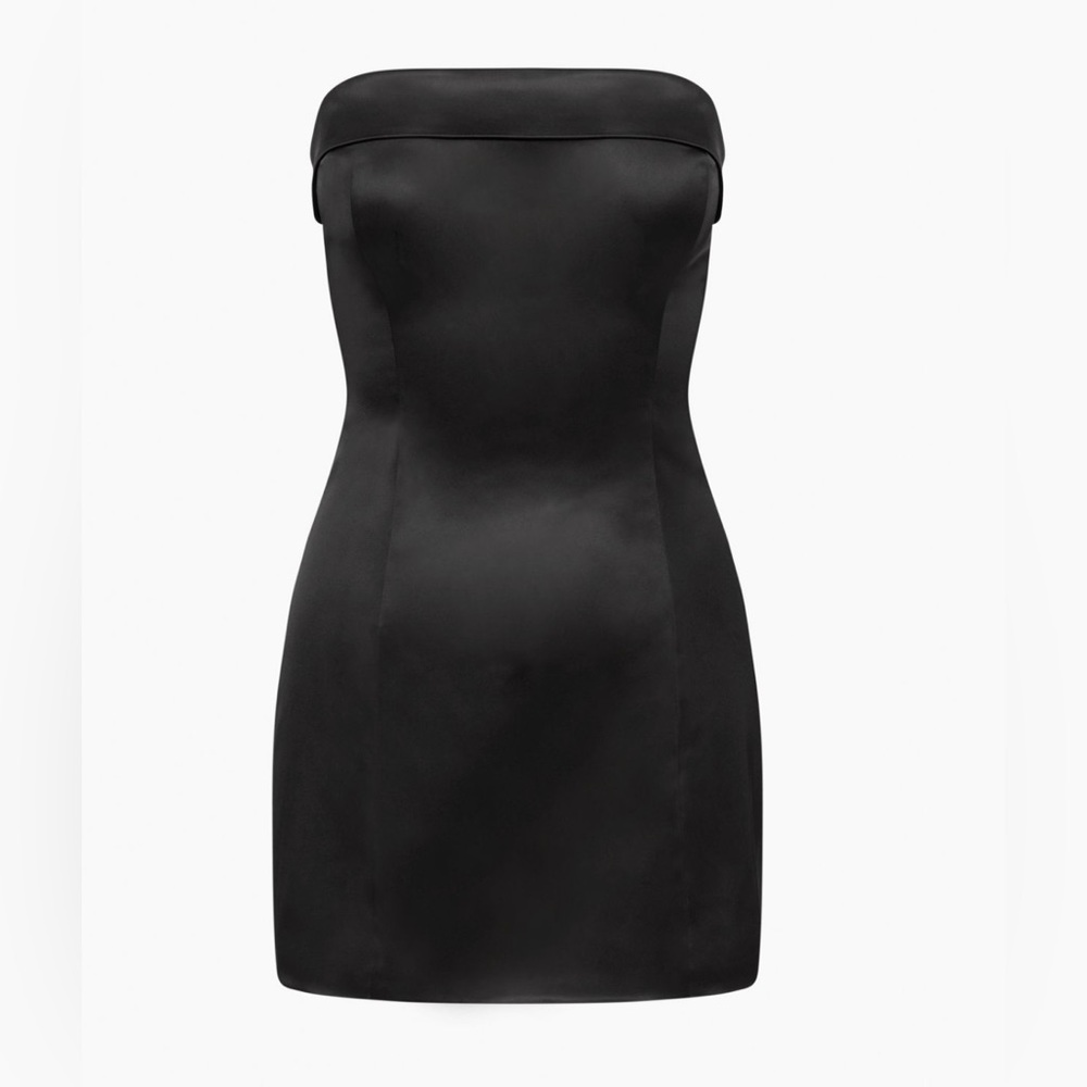Aritzia Shimmer Satin Tube Dress
